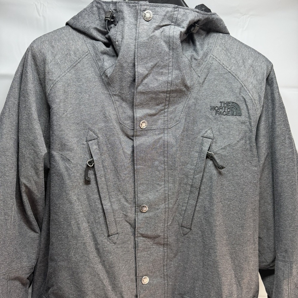 The North Face Men's Large Chakal Gray Heathered HyVent Ski Snowboard Jacket